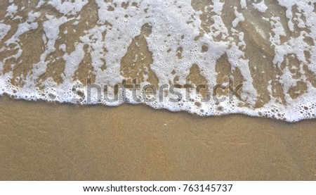 Waves on a beach