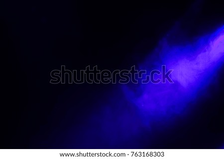 Smoke from stage lights
