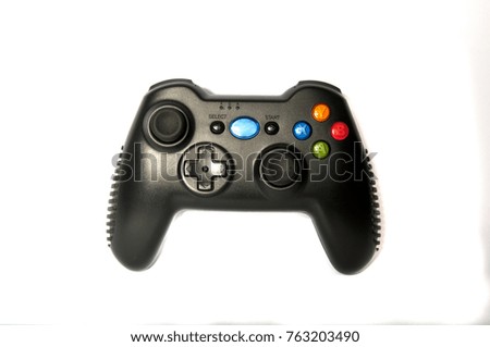 Gamepad isolated on the white