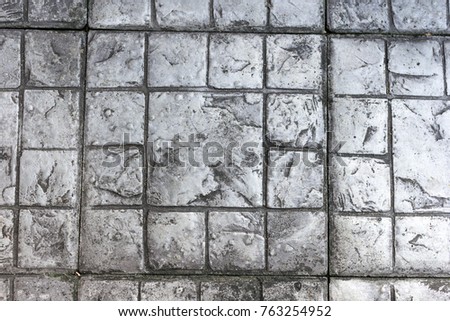 Cement flooring gray, Grid pattern abstract background for design, Cement floor texture 