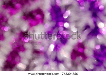 blurred picture purple and pink bokeh colorful glittering for merry christmas and happy new year festival background design