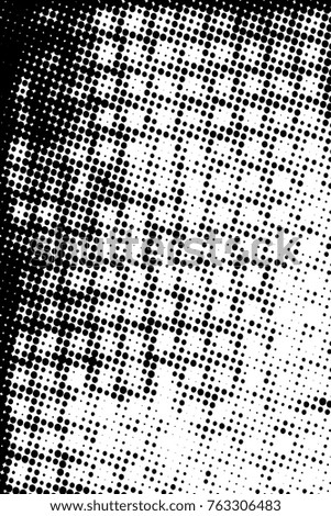 Halftone dots overlay texture for your design. Grunge distressed artistic background. EPS10 vector.