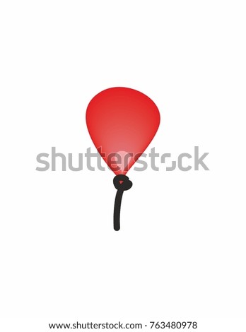 Balloon on a white background