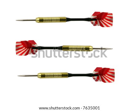 DARTS FOR YOUR USE WITH JAPANESE TARGET