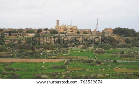 Photo from iconic fortified medieval city of Medina on a cloudy morning, Malta