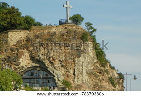 Hungary, Budapest, Gellert Hill, Cave Church