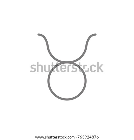 Taurus Zodiac sign icon. Web element. Premium quality graphic design. Signs symbols collection, simple icon for websites, web design, mobile app, info graphics on white background