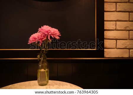 Still life with flower of Chrysanthemum