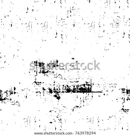 Grunge background of black and white. Abstract vector texture. Monochrome seamless pattern
