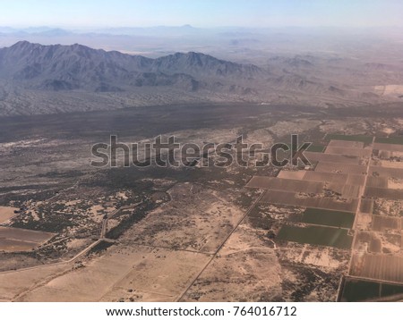Aerial view of phoenix arizona