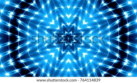 Blue led lights background