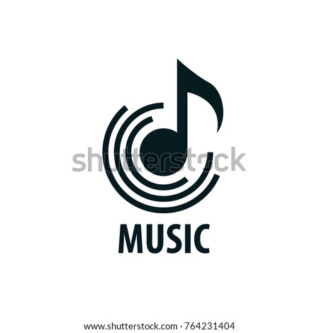 vector logo music Royalty-Free Stock Photo #764231404