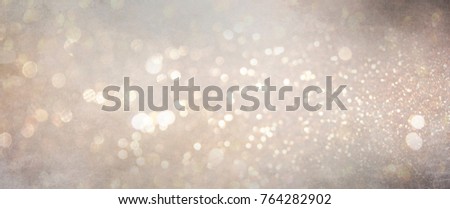 Christmas Background.  Holiday glowing Abstract Glitter Defocused Background With Blinking Stars. Blurred Bokeh 