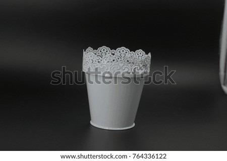 white festive tableware