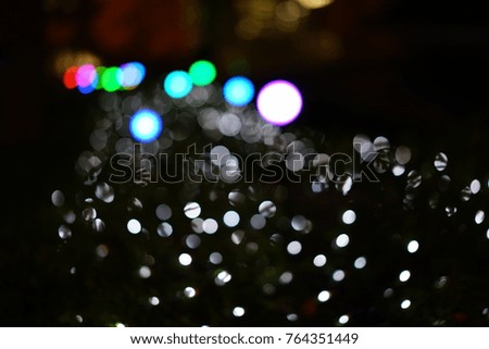 Illumination at a city night 