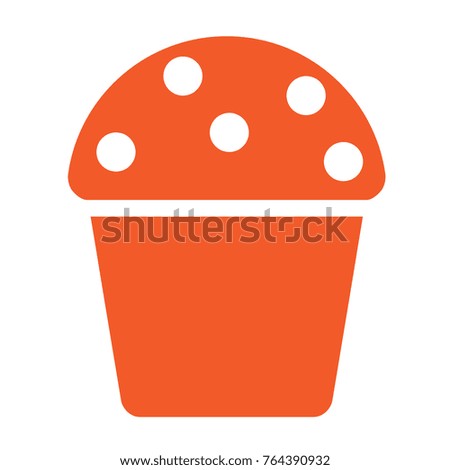 cupcake vector icon