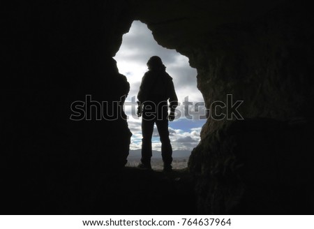 MAN IN A CAVE
