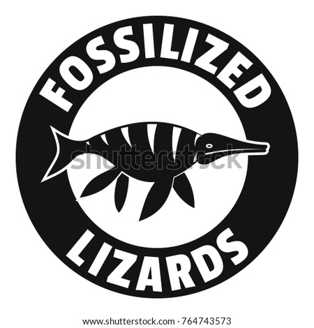 Jurassic funny logo. Simple illustration of jurassic funny vector logo for web