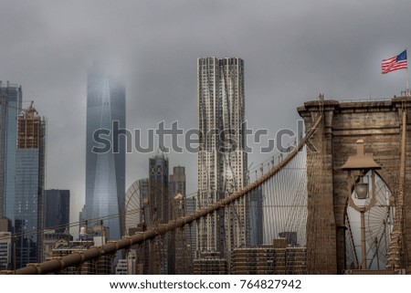 New York city misty