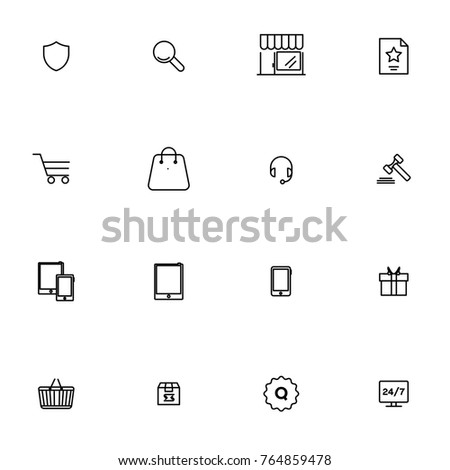 E-commerce vector collection icon set