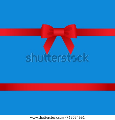 Ribbon, icons. Vector background.