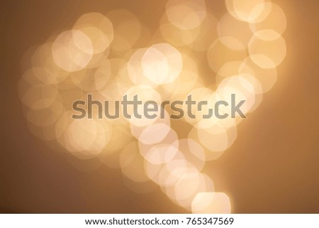 Bokeh festive warm color background. For postcards banners and cards.