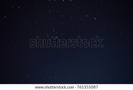 beautiful night sky and stars
