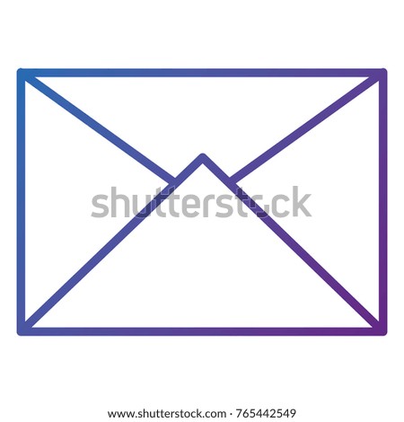 mail envelope isolated icon