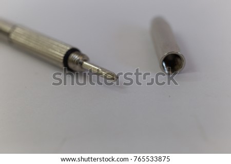 
Macro picture screwdriver