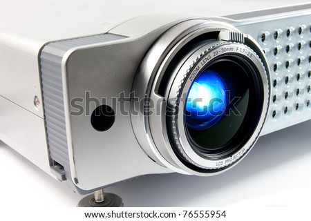 Video projector for work presentation or home cinema entertainment
