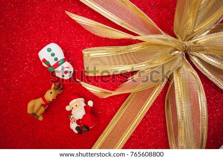 Red gift Santa  