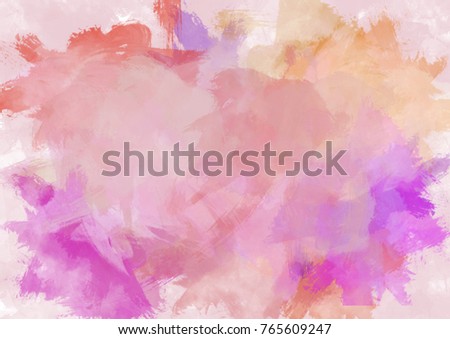 Watercolor background with space for text