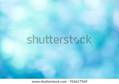 abstract blur blue color for background,blurred and defocused effect concept for design