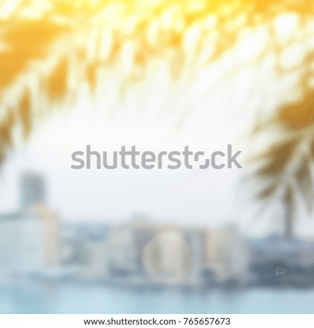 Summer blurred background. 