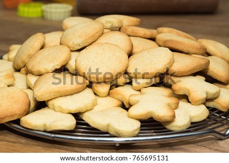 Cooking traditional cakes for christmas