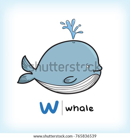 cute whale vector