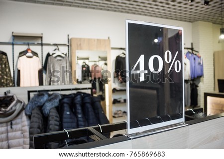 discounts 40, sale, women's clothing store