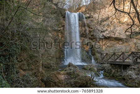 Landscape, Beautiful waterfall big Buk