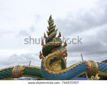 Tail of Nak, Naga or serpent statue  ,The serpent of the serpent of the serpent is the belief of the ancient creatures that are alive in this world. It is considered a sacred creature of Buddhism