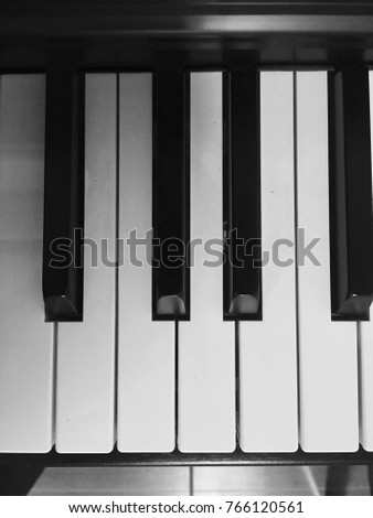 Piano close up.