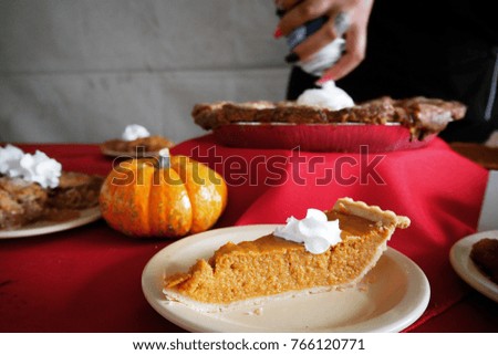Pumpkin pies for Thanksgiving