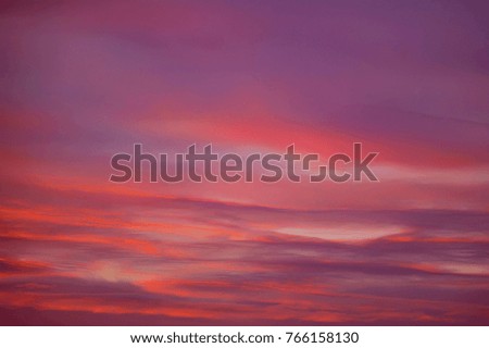 yellow red fiery cloudy sky