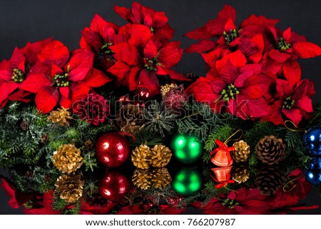 Christmas decoration as a background./ Christmas decoration