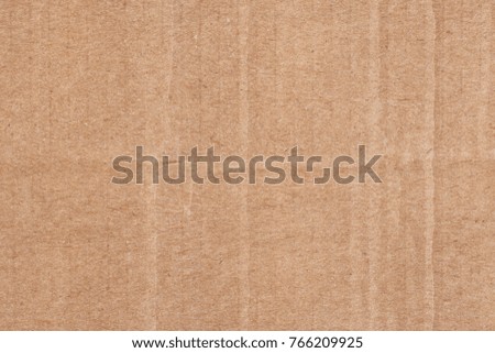 Brown paper isolated on white background.