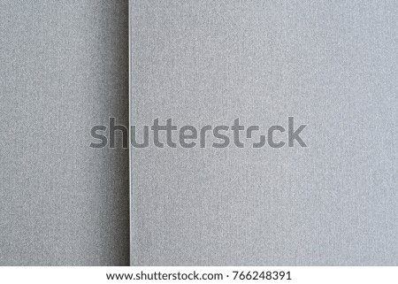 gray fabric pattern with metal edge