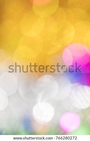 Colorful light Abstract bokeh background. City lights abstract circular bokeh. Abstract bokeh cityscape night light background. Urban city night light bokeh , defocused background. 