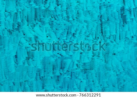 blue frosted window