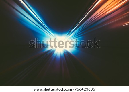 Abstract Motion speed light effect for background