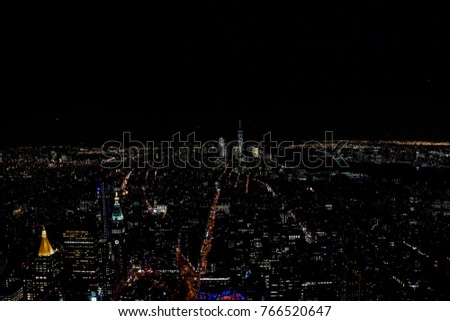Night view in NYC