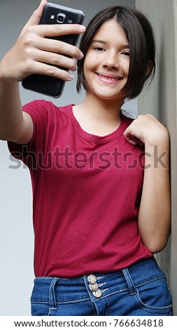 Selfie Of Young Person